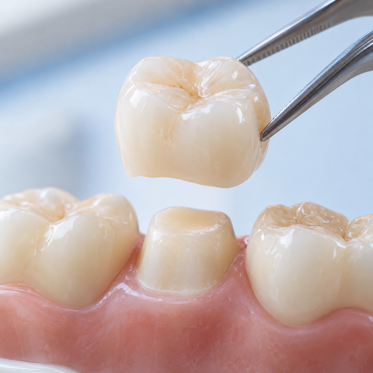 Imagen ilustrativa: Corona monolítica disilicato de litio — Clarity Dental