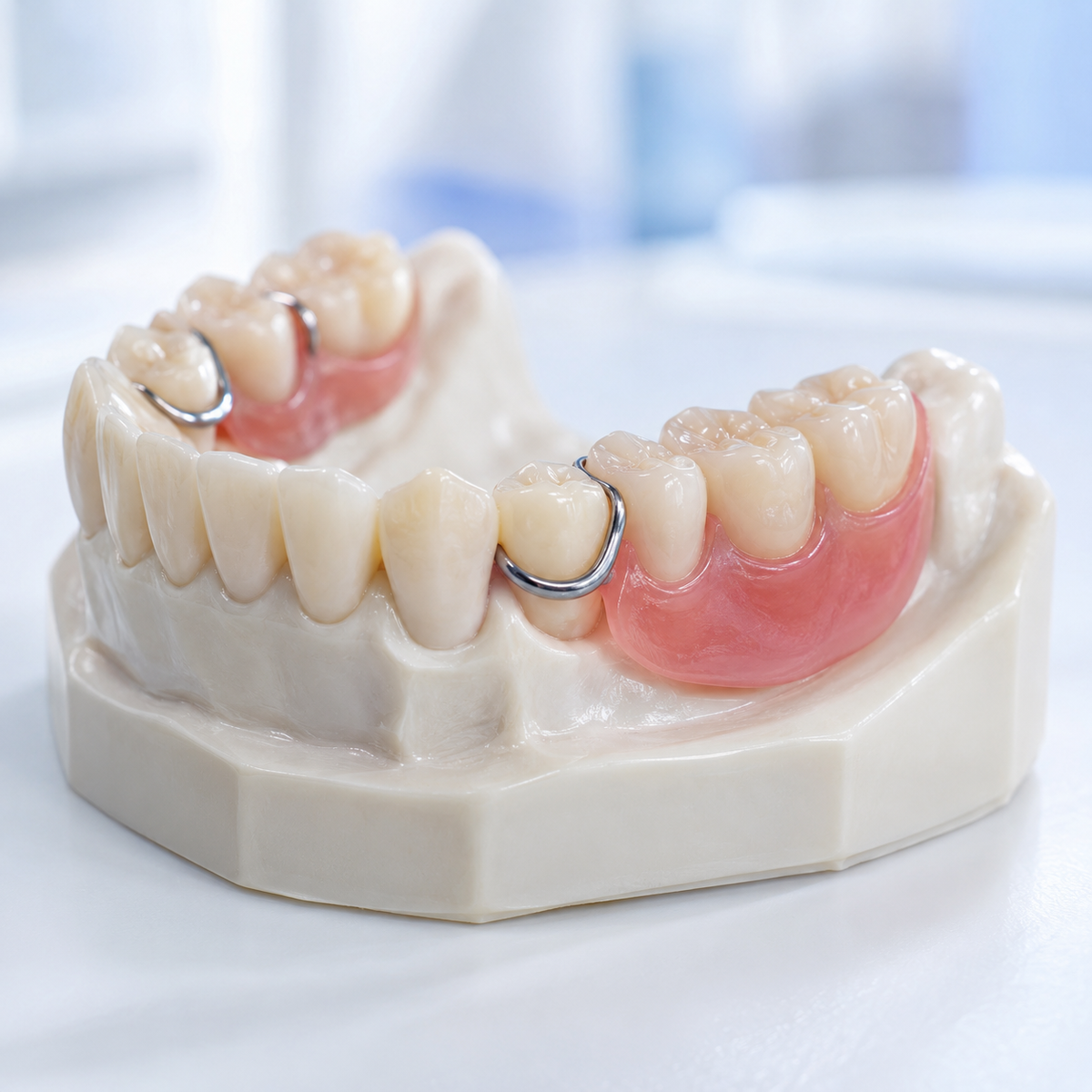 Imagen ilustrativa: Prótesis de Acrílico parcial — Clarity Dental