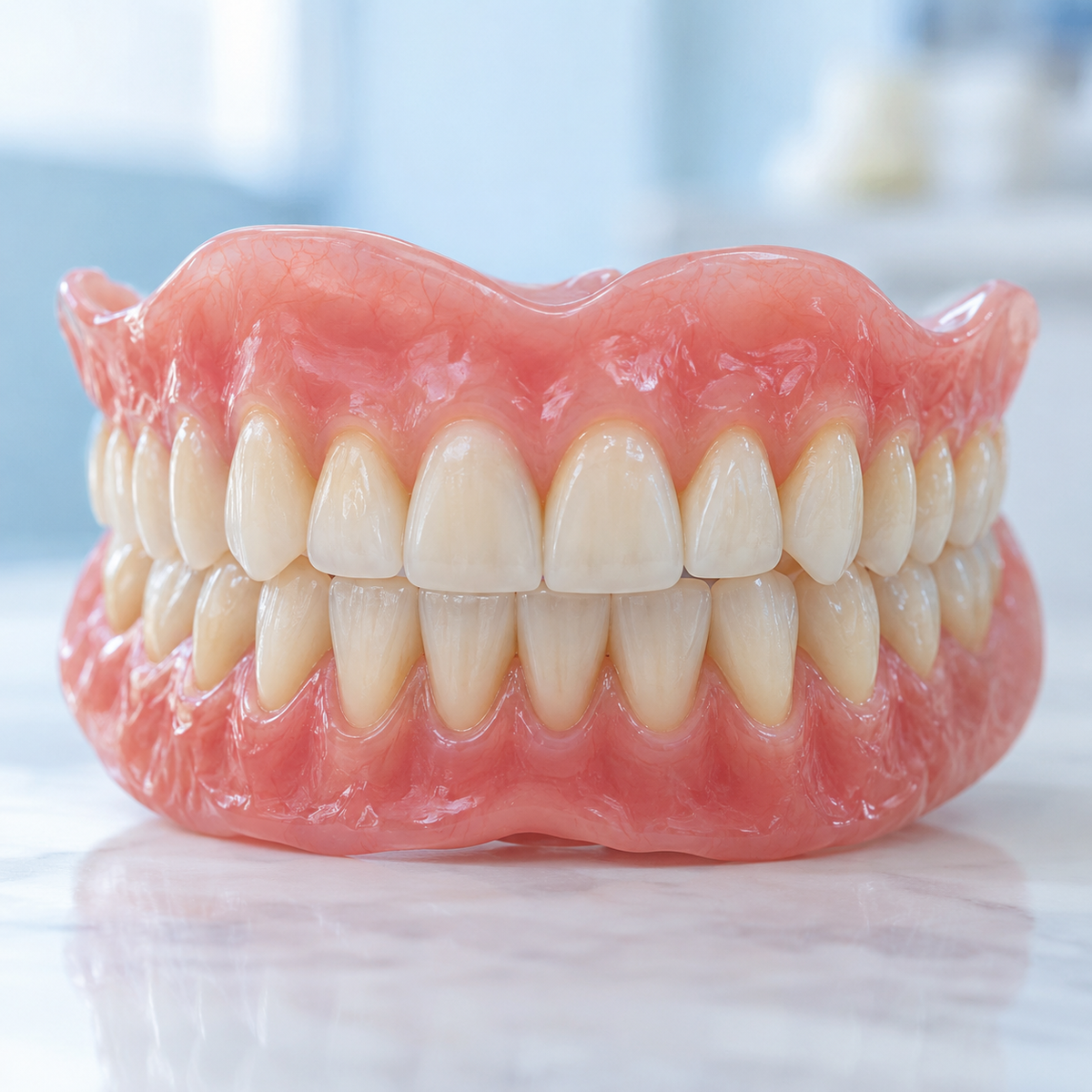 Imagen ilustrativa: Prótesis de Acrílico total — Clarity Dental